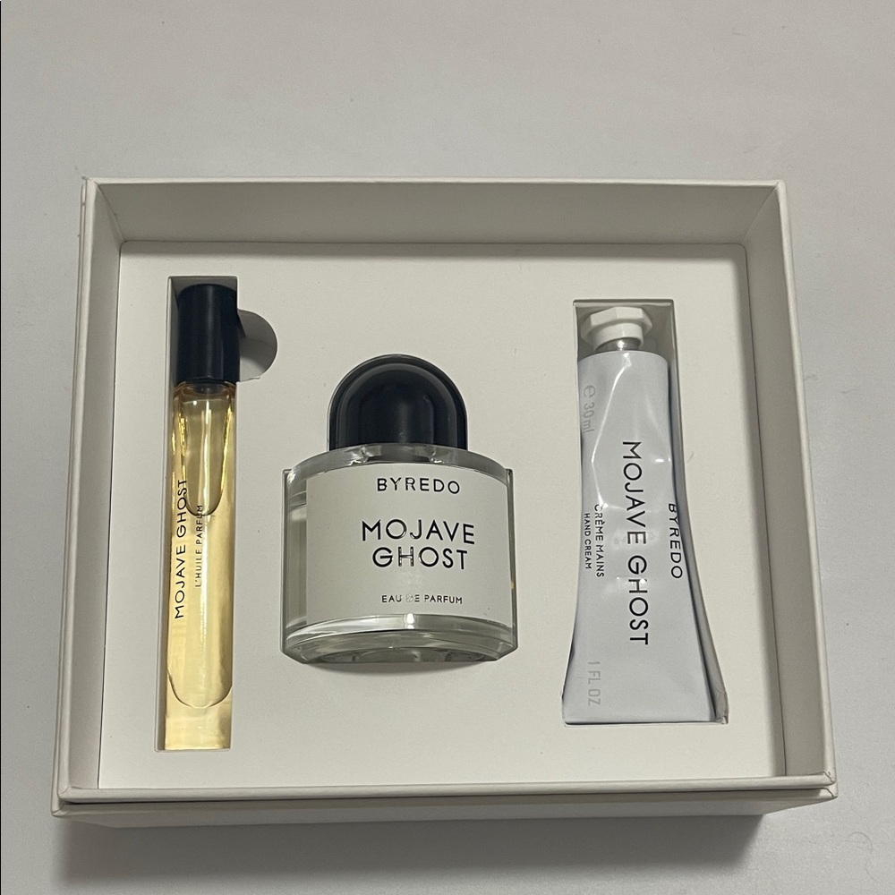 BYREDO Mojave Ghost Skincare Trio - Black, White, Gold